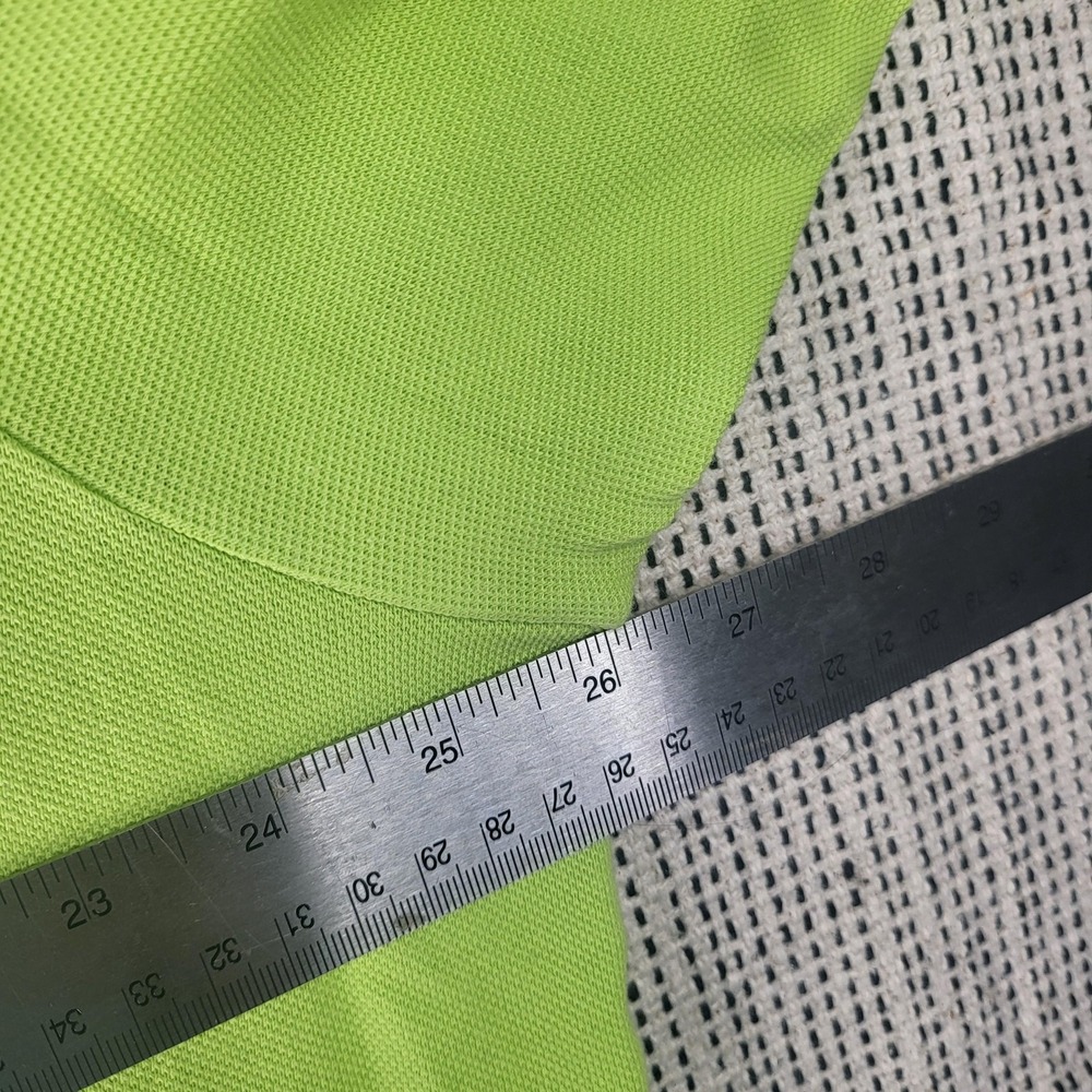 Lacoste Polo‎ Shirt Mens 3XL Green Classic Croc Logo Short Sleeve Casual Tennis - Picture 4 of 7